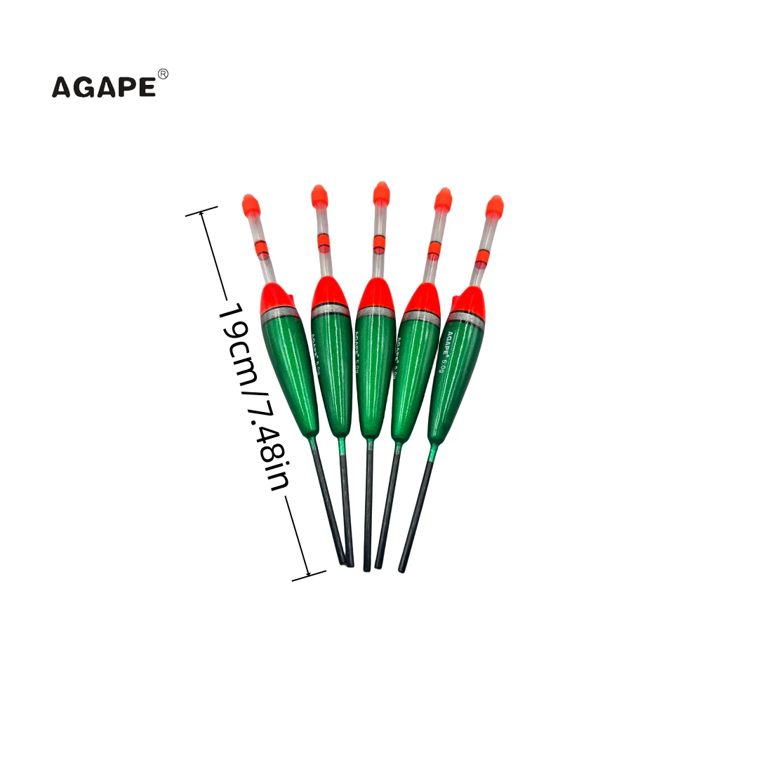 Agape 10PCS Carp Daily&Night Fishing Floats Bobbers StickFluctuate Buoys Wangler 5G Accessories