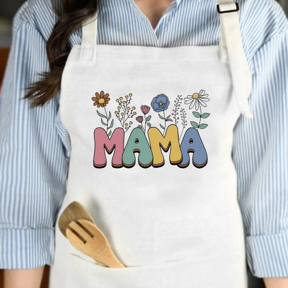 Mama & Mini Matching Family Apron Mother\'s Day Gift Adult and Child Matching Aprons Mommy Daughter Family Match Baking Apron