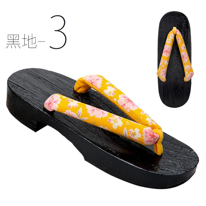 Flat Wooden Clogs For Women 2026 Summer Flip Flops Narrow Paulownia Sole Japanese Kimono Yukata Geta Slippers Cosplay Shoes 4
