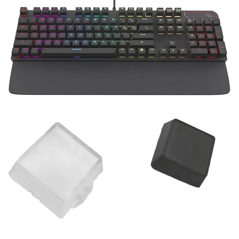 Transparent Cover Key Cap Double-layer Key Cap  Industrial Keycap Sticker Keycap  Keyboard Switch Cap