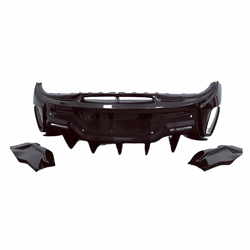 

2015-2018 for Mclaren 570S 540C Upgrade 600LT Style Dry Carbon Fiber Rear Bumper Body Kit Front Bumper Side Skirts