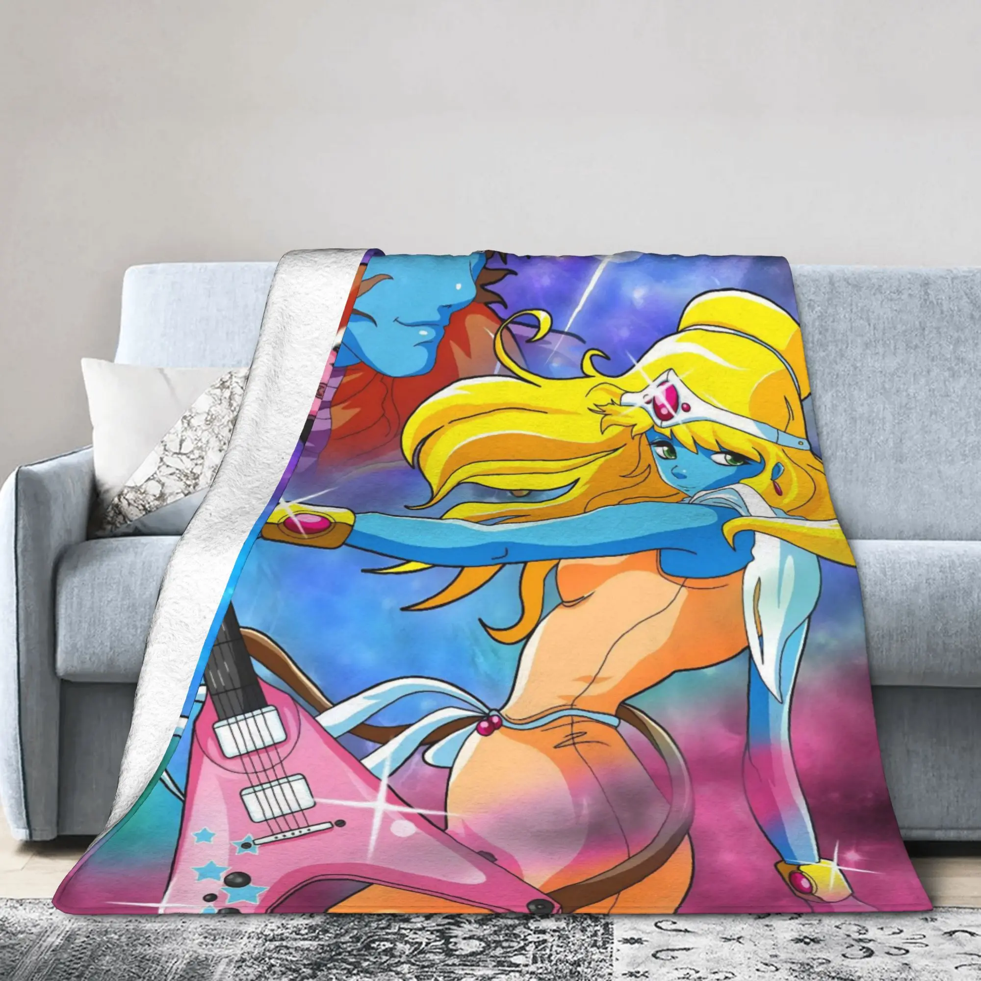 Stella Octave Arpegius Baryl Blanket Cover Interstella 5555 Flannel Throw Blankets Bedding Couch Printed Lightweight Bedspreads