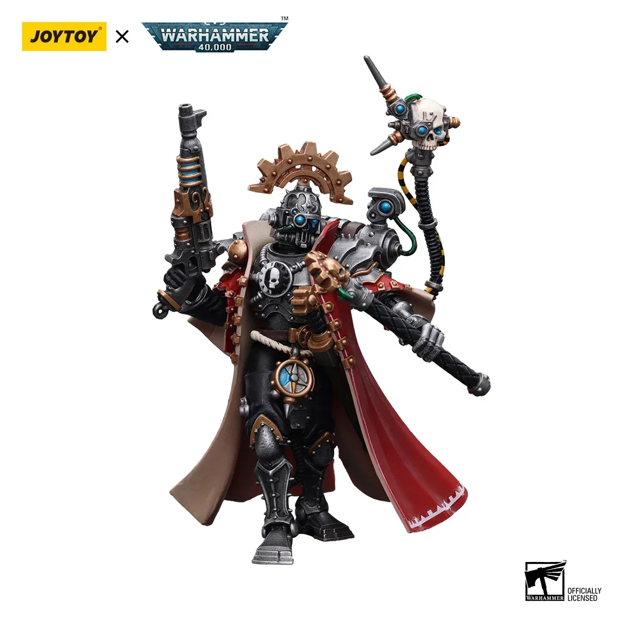 JOYTOY Warhammer 40K 1/18 ตัวเลขการกระทําอะนิเมะ Adeptus Mechanicus Skitarii Marshal Omnissiah คอลเลกชันรุ่นของเล่น