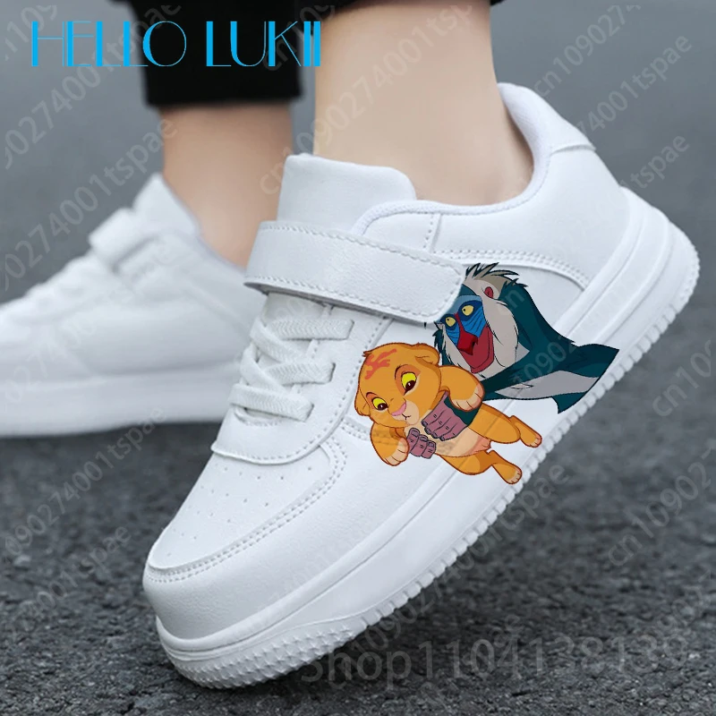 Lion King Shoes boys sneakers for children Student Casual basketball shoes Stitch Kid Sneakers Running Fashion Sports Shoes