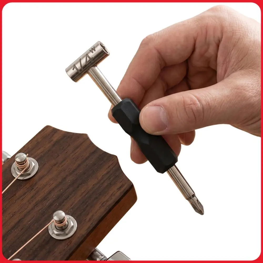 Chave Allen Hexagonal Tipo Tubo para Taylor Gibson/PRS Ibanez/PRS, Kit de Ferramentas Chave Allen em L para Manutenção de Instrumentos Acústicos e Elétricos