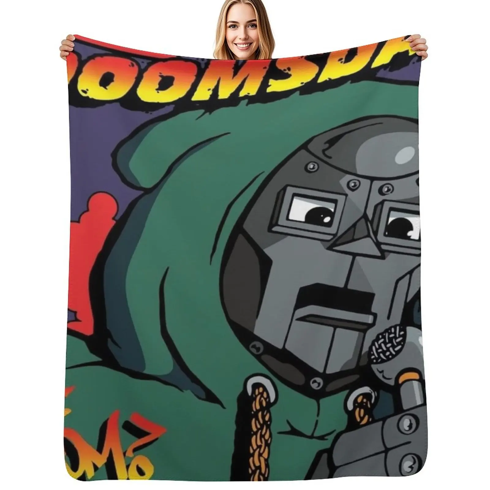 

ALL CAPS MF LEGEND Throw Blanket For Sofa Thin Weighted For Baby Giant Sofa Blankets