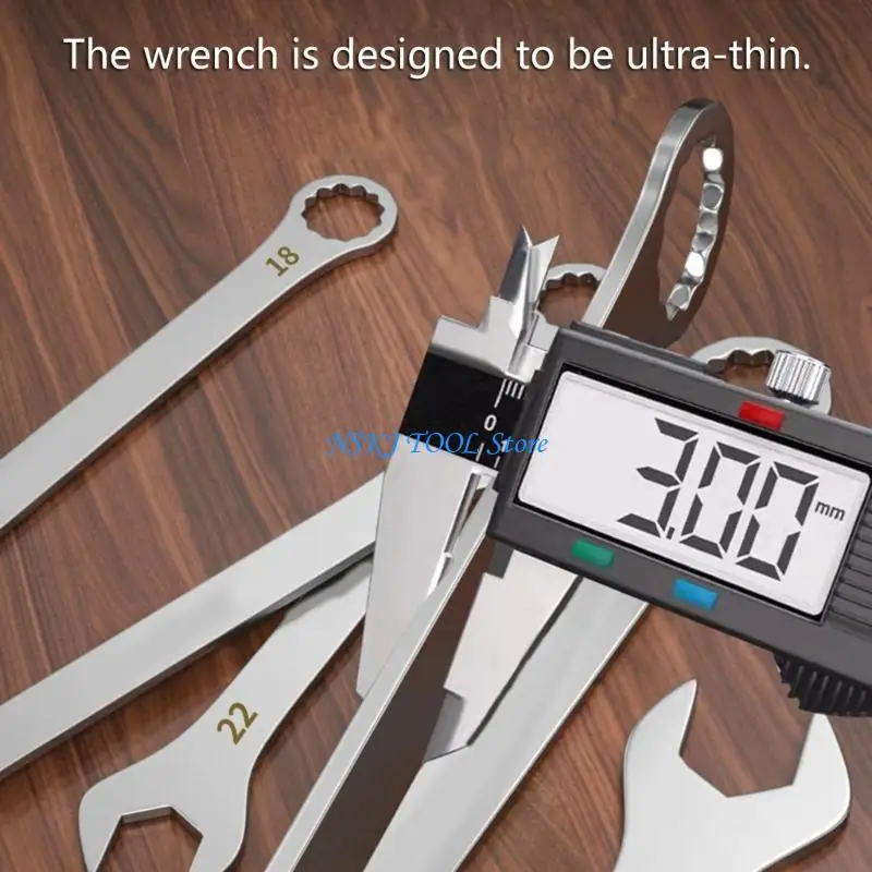 

L8RC Thin Two Use Wrench for Tight Spaces Various Repair Needs Mechanical Work