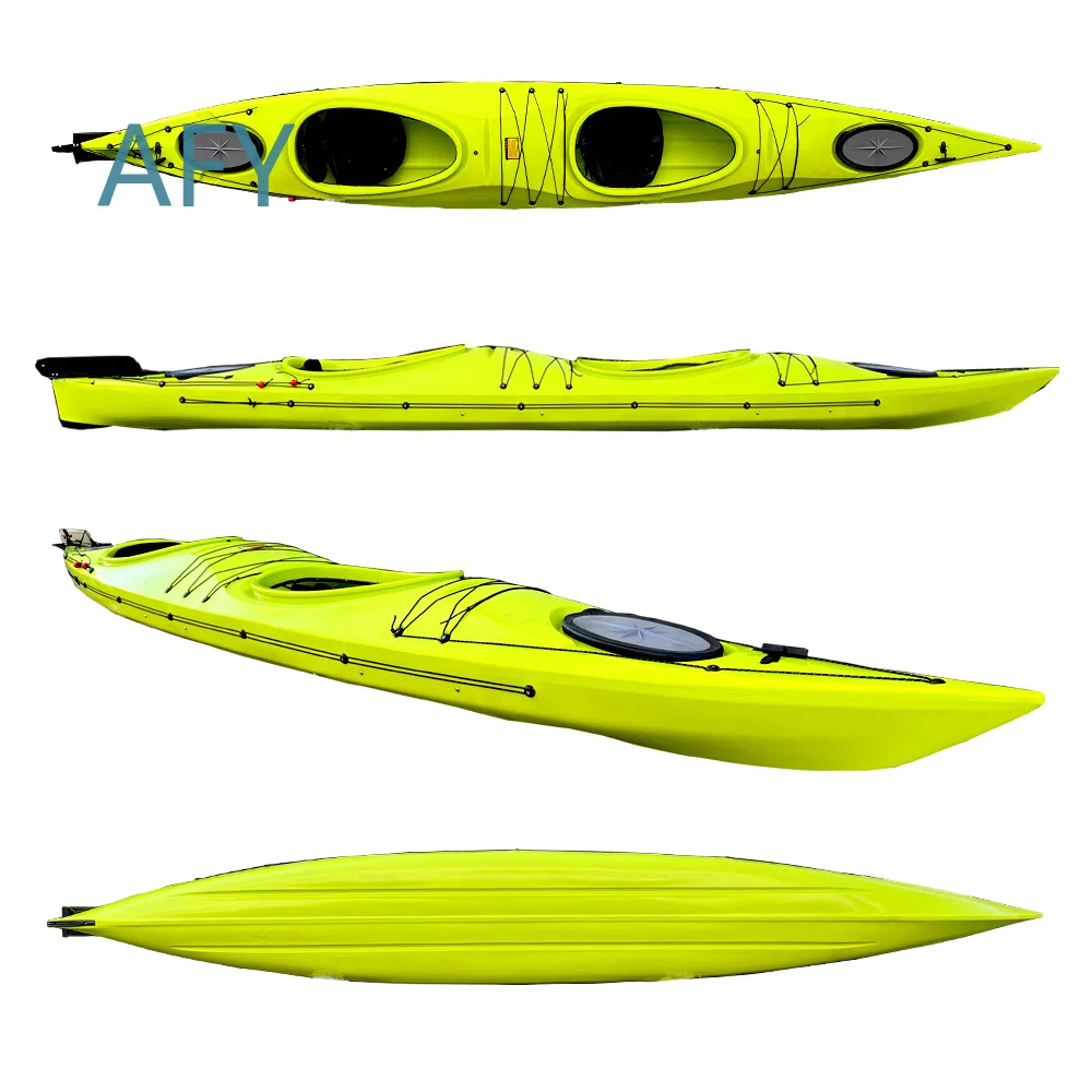 2022 New Design 5.2m High Speed Sitting Tourist Kayak 2 Person Sea Kayak for Adults for Ocean for Coastal for Recreational