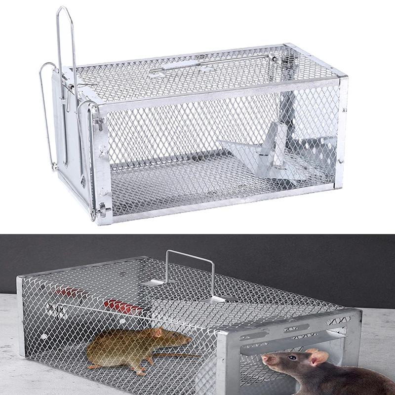 Metal Mouse Cage Household Rat Trap Continuous Automatic Rat Catcher Rodent Control 