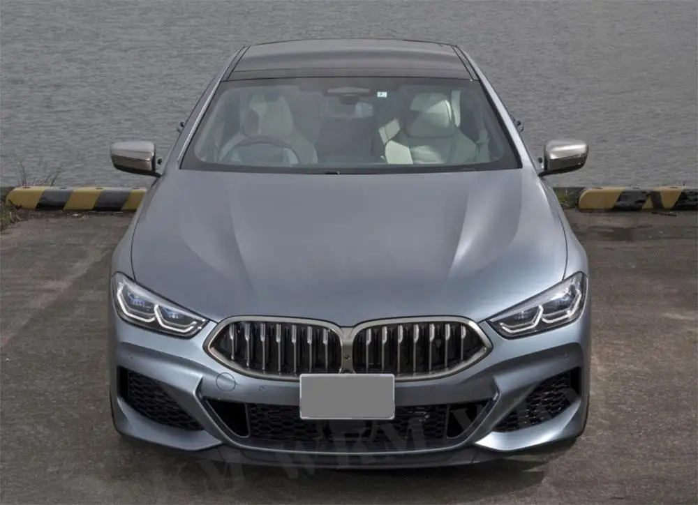 

JCYECF ABS Front Bumper Double Line Grille Racing Grill Frame for BMW 8 Series G14 G15 G16 2019 + Car Bumper Front Grills Mash