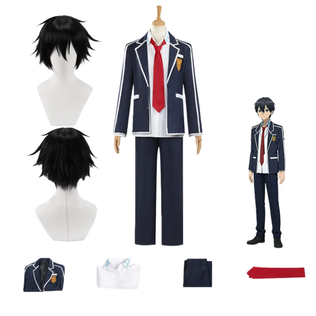 

Sword Art Online Kirigaya Kazuto Cosplay Kirito Costume Wig