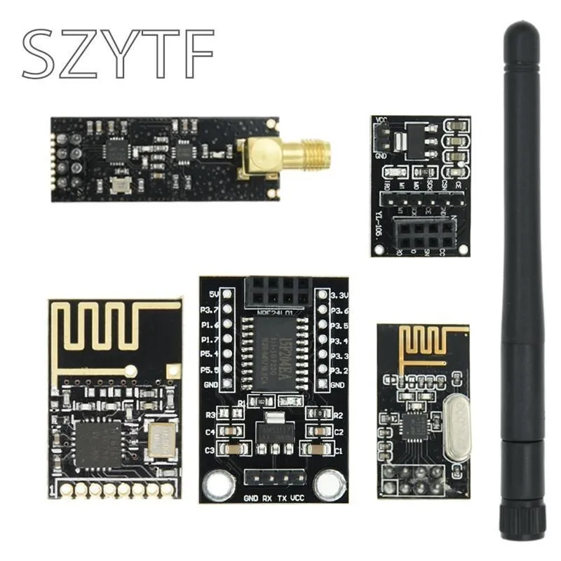 1 шт 2,4G беспроводные модули 1100 метров на дальние расстояния NRF24L01 + PA + LNA беспроводные модули (с антенной)