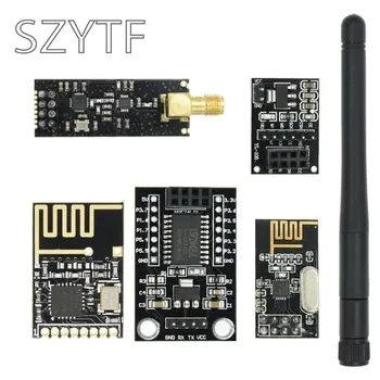 1 adet 2.4G kablosuz modüller 1100-metre uzun mesafe NRF24L01 + PA + antenna (anten ile)