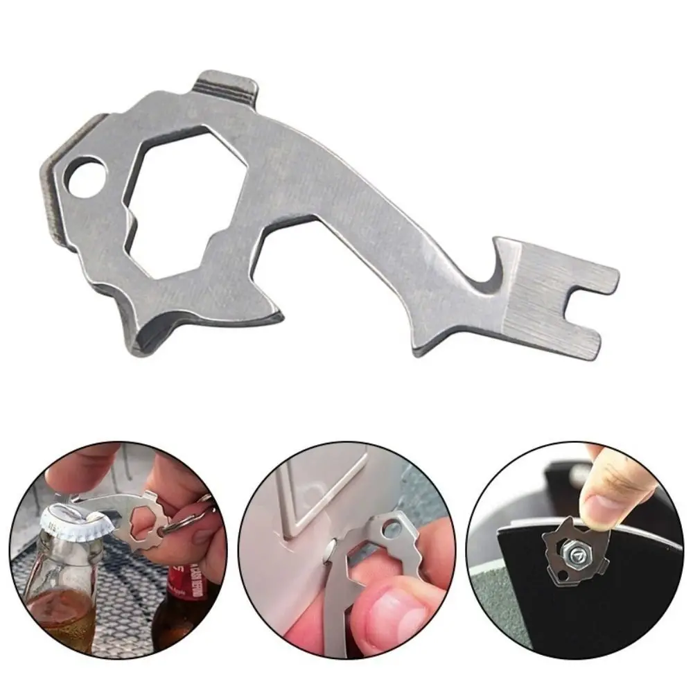 

20 in 1 20 in 1 Multi Tool Key Tool Metal Portable Multifunctional Key Tool Lightweight Multifunction EDC Tool Key Ring Camping