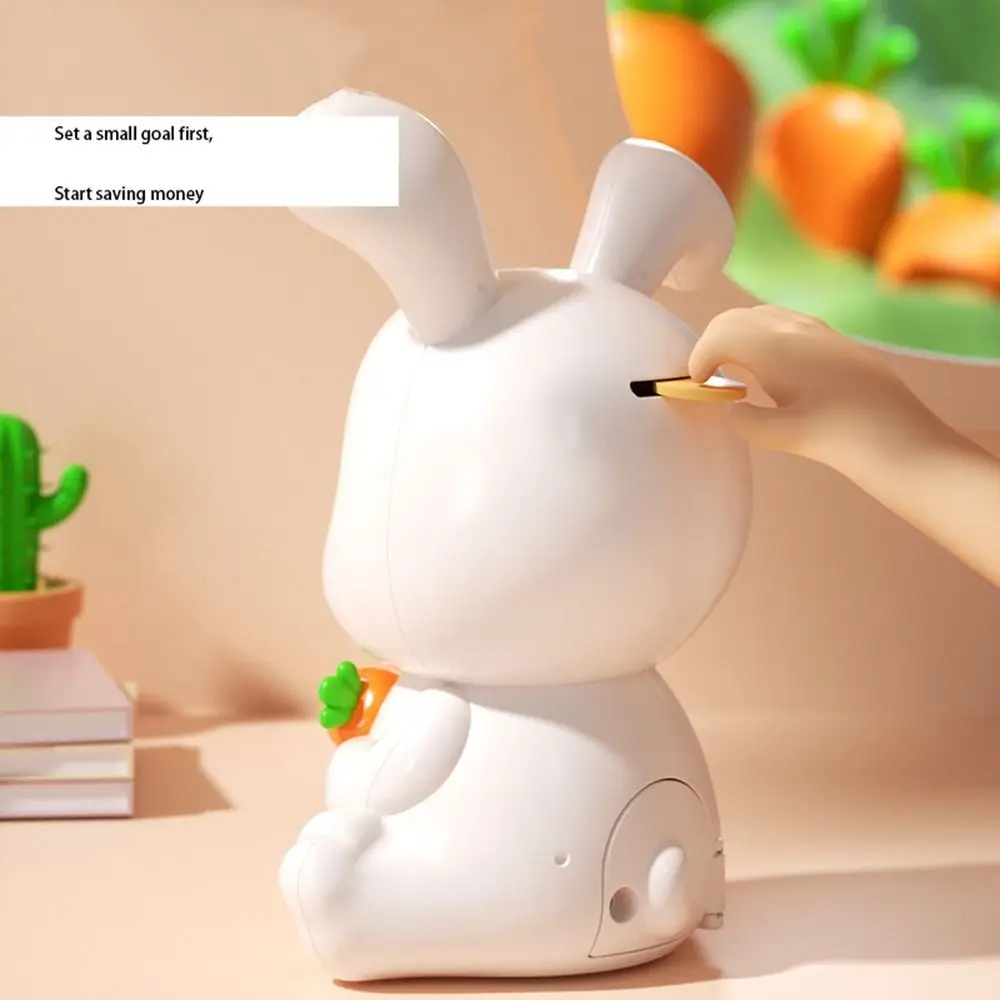 誕生日プレゼント用 現金キャビネット ウサギ ホームデコレーション 貯金タンク 貯金箱 マネーボックス コインボックス キャッシュボックス