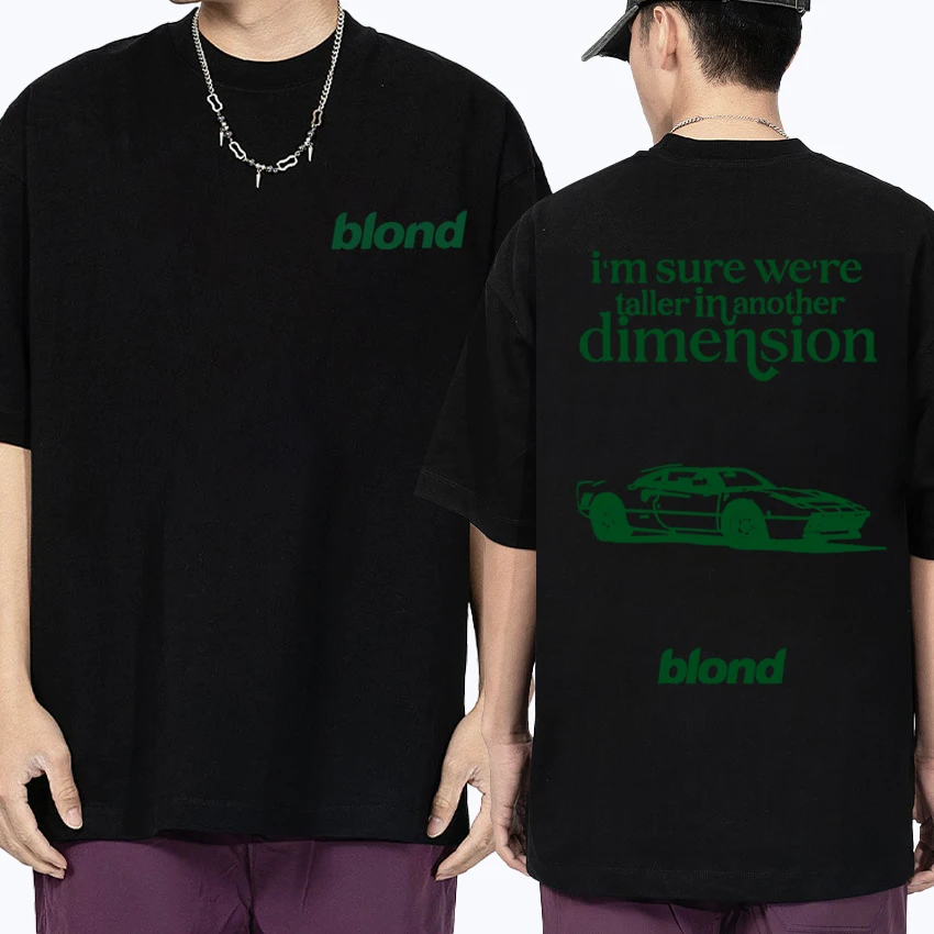 

Popular Cotton Frank Ocean Blonde Album Double Sided printed Hoodies Men Women Y2k Sweatshirt Unisex Oversized Summer t-shirt