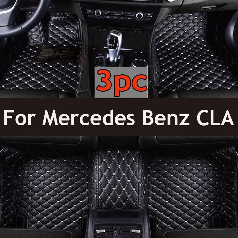 

Custom Car Floor Mats For Mercedes Benz CLA X117 X118 C117 Auto Carpets Foot Coche Accessorie