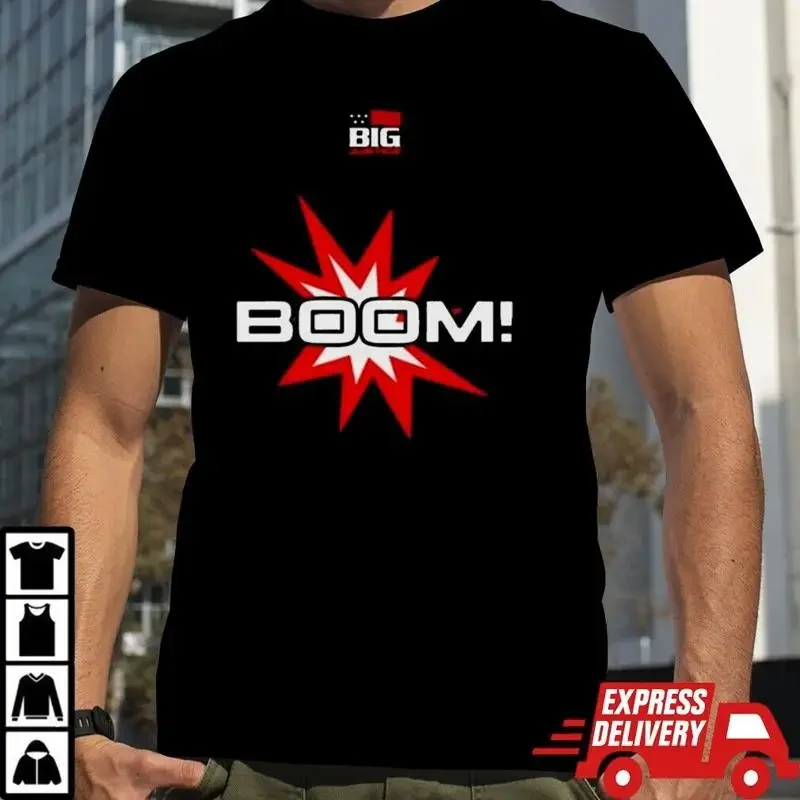 A J Big Justice Boom T Shirt Fast Shipping