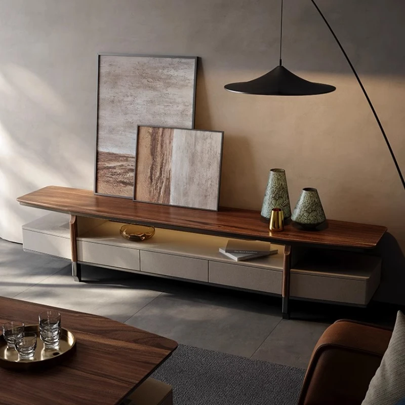 Simple Modern TV Cabinet Italian Light Luxury Organizer Hallway Dollhouse Tv Table Designer Living Room Muebles Furniture