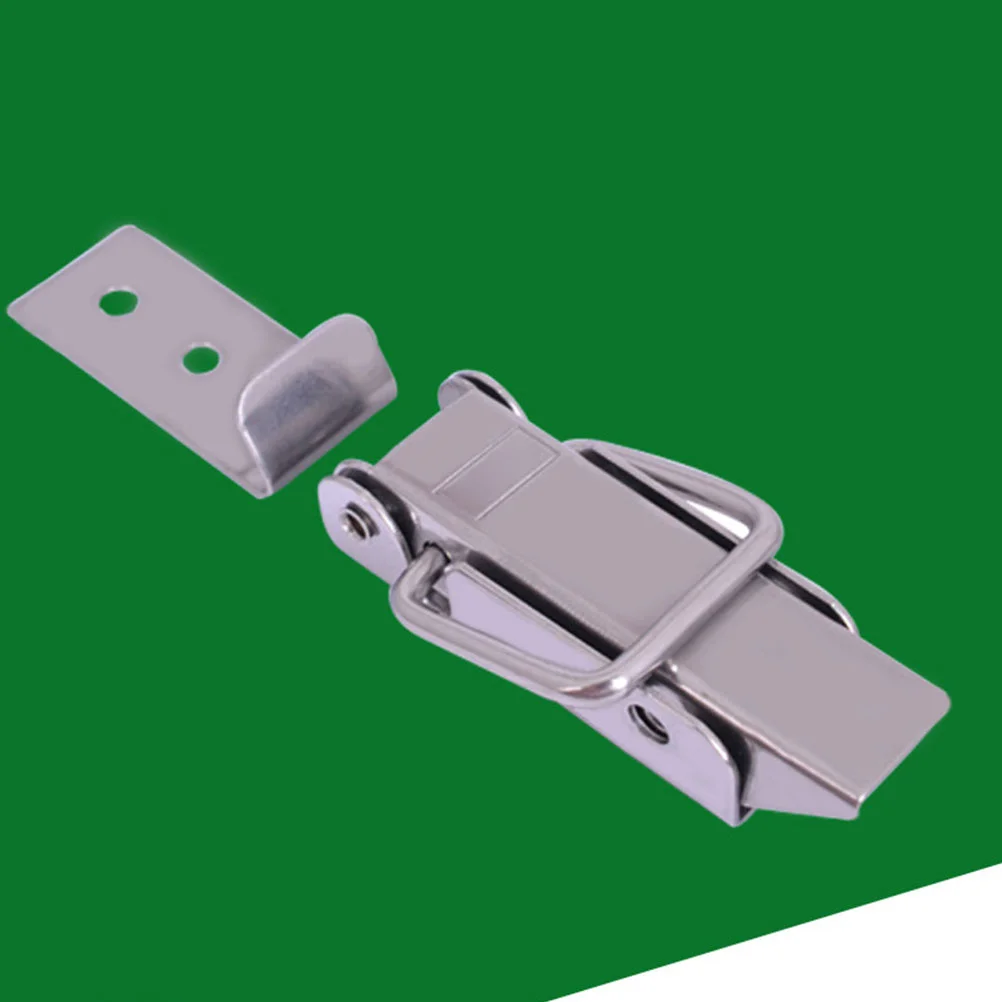 

2Pcs Stainless Steel Box Latches Durable Alloy Hook Locks Wooden Gift Lock for Jewelry Box Toolbox Cabinet Drawer