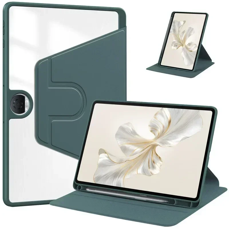 For Oneplus Pad GO 11.4 , OPPO PAD NEO Air 2 11.4 Arcylic Shockproof Protect Cover 360° Rotating Luxury Flip Leather Tablet Case