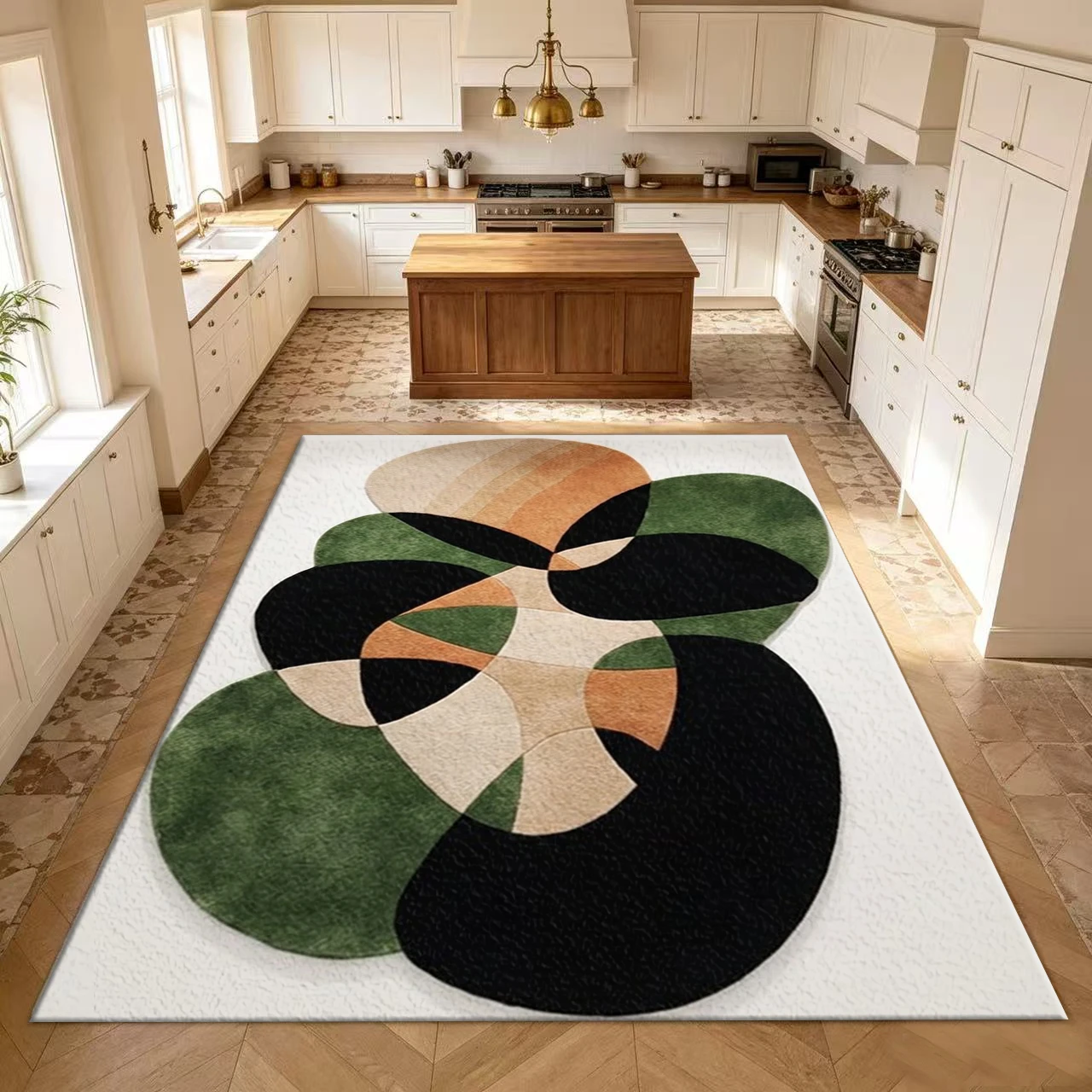 Irregular Abstract Geometric Shape Carpet Modern Art Carpet Floor Decoration Carpet Living Room Decoration Carpet
