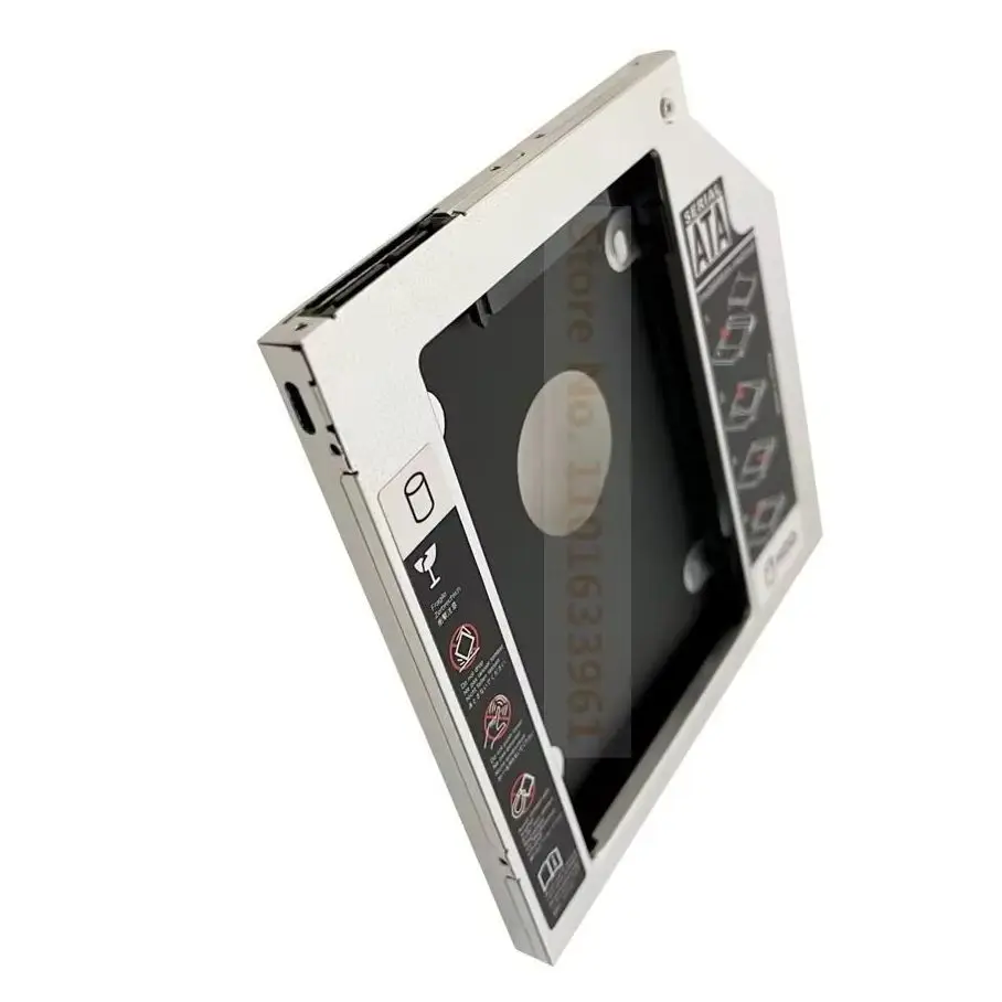 2nd 2.5 القرص الصلب HDD SSD فتحة الخليج البصرية العلبة الإطار قوس لديل XPS M14X M14Z M14X M15X 14 L511X L511Z L401X L402X 3300 #2