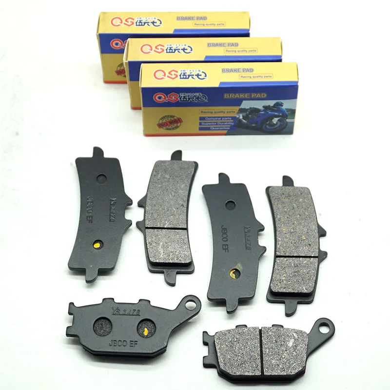 Motorcycle Front Rear Brake Pads for SUZUKI GSX-S1000YA 2018 2019 GSX-S1000Z 2018-2020 GSX-S1000ZA GSX-S1000F ABS 2020 GSXS 1000