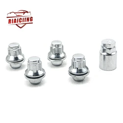 Car Chrome Anti-theft Wheel Screw Bolt Lock Nut Key Adapter fit for Toyota COROLLA RAV4 YARIS CAMRY PRIUS HIGHLANDER ECHO