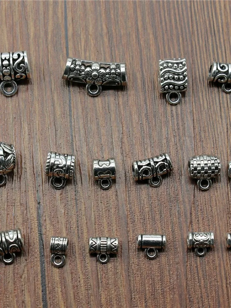 20 sztuk złącze Charms koraliki antyczne srebro kolor koraliki wisiorki z koralikami biżuteria ustalenia DIY koraliki złącze — zdjęcie 2
