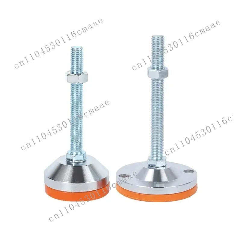 Foot cup heavy duty fixed carbon steel support adjustment foot m12m16m20 screw adjustable anti-skid industrial foot