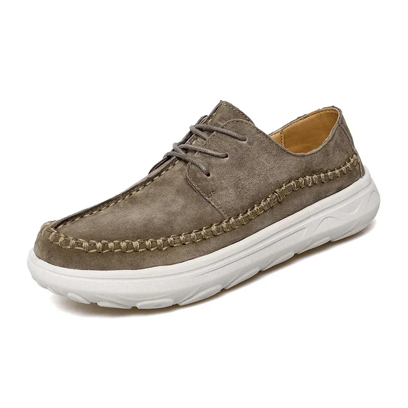 

Brand Genuine Leather Men's Casual Shoes Lightweight Business Men Shoes Comfortable Men's Driving Shoes Men's Loafers Sneakers
