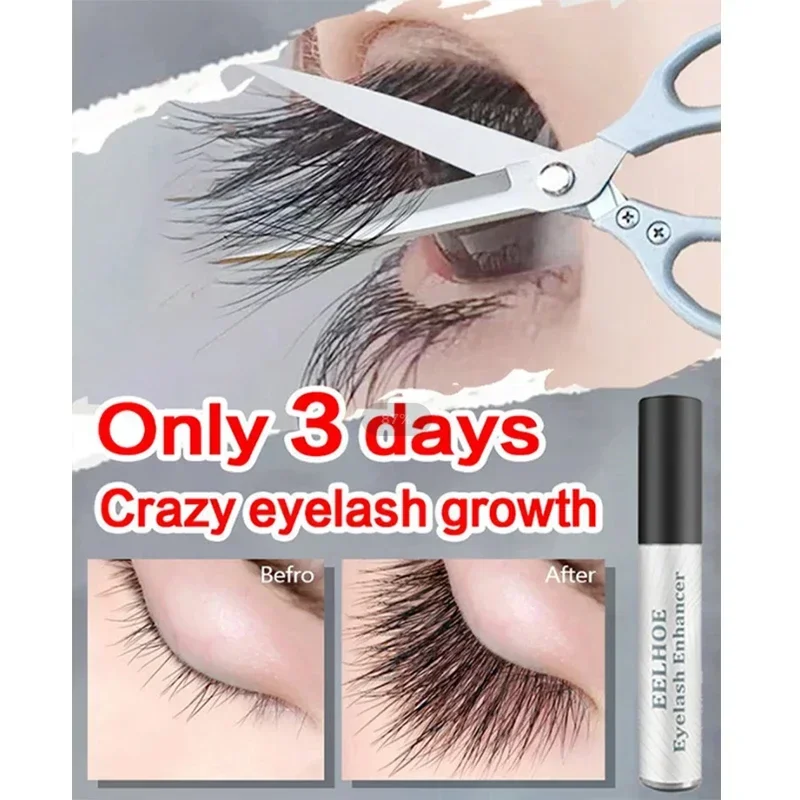 7 Tage schnelles Wimpernwachstumsserum, natürliche Locken, schlanke, dicke Wimpernwachstumslösung, Wimpernlift, Verlängerungskosmetik