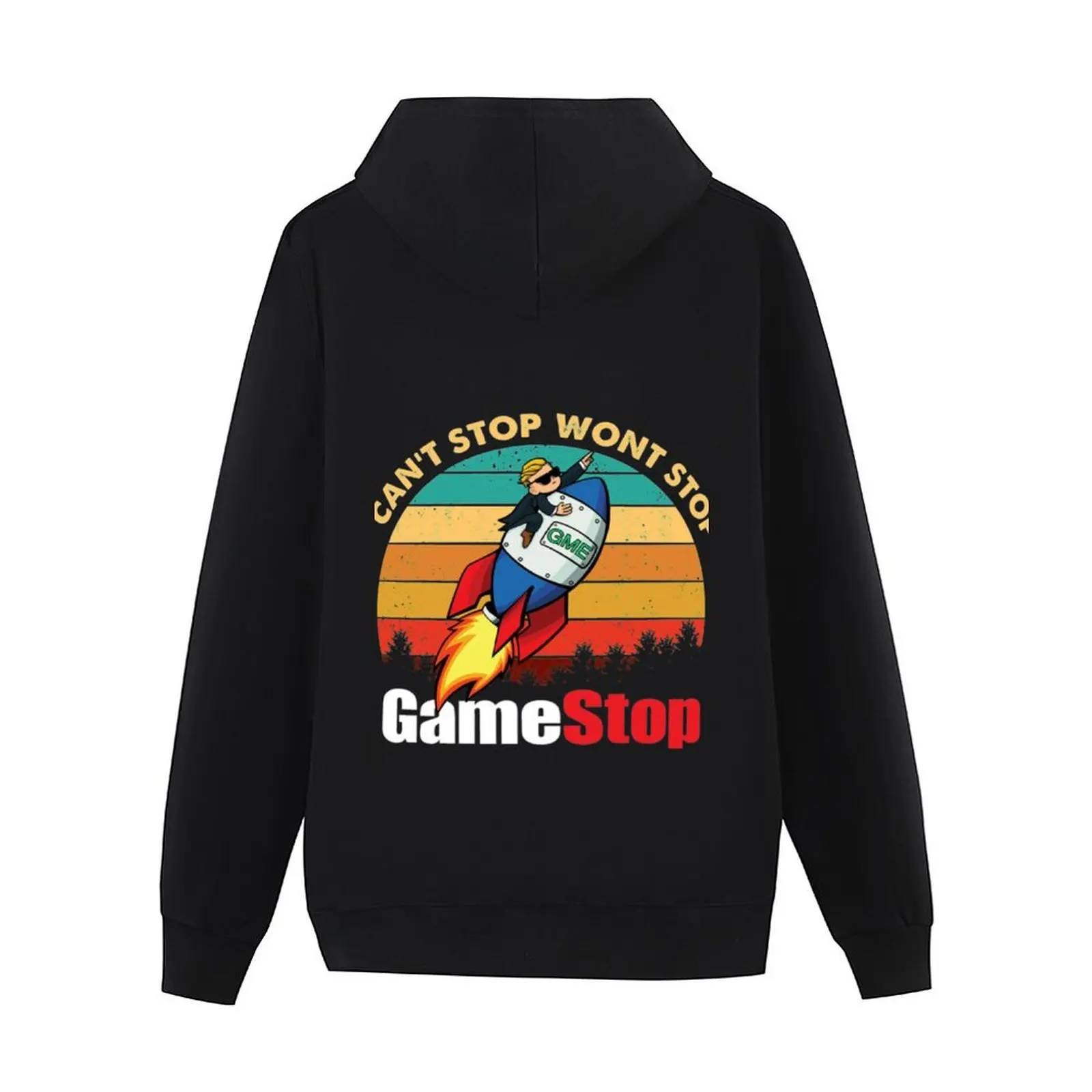 Gamestop هوديي الرجال ارتداء ملابس رجالية قميص العرق بلوزة هوديي ملابس الشارع #3