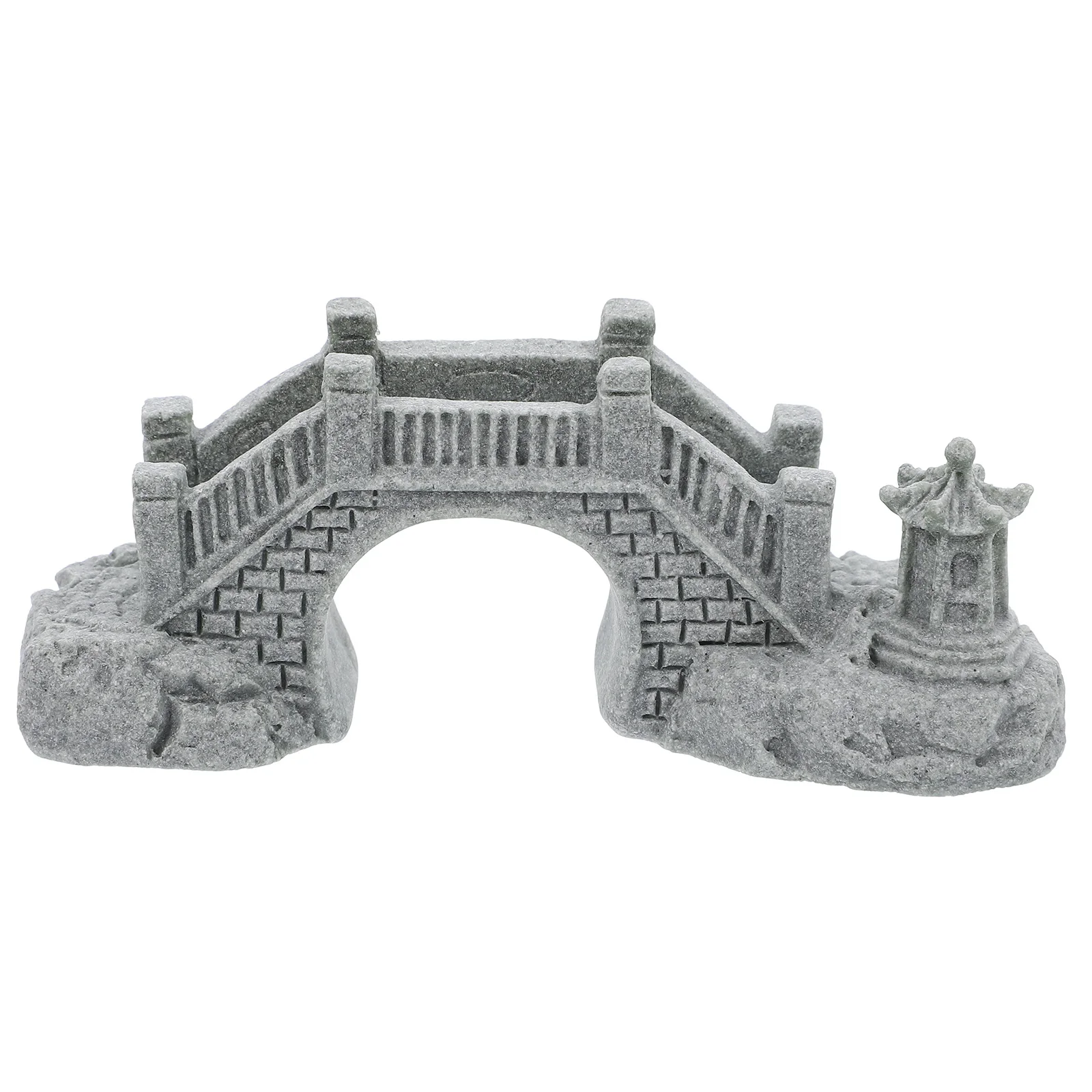 

Sandstone Bridge Ornament Mini Garden Fish Tank Landscape Sculpture Micro Landscape Desktop Decor Aquarium Bridge