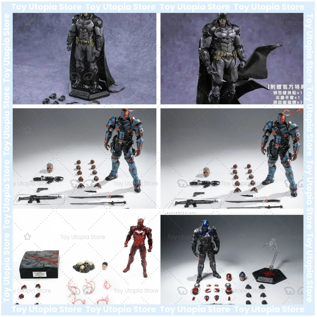 Figura Batman Arkham Knight 2026, Edição Soldado Guerreiro LPZZ, Escala 1/12, Conjunto Completo Batman, Modelo 6 Polegadas