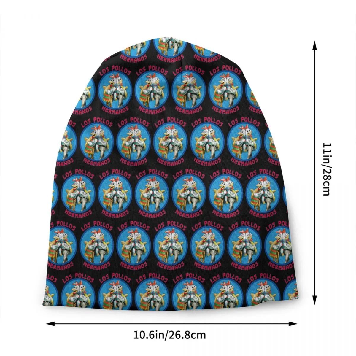 Distressed Breaking Bad Skullies Beanies Caps Winter Warm Knitted Hat Street Adult Los Pollos Hermanos Bonnet Hats Ski Cap