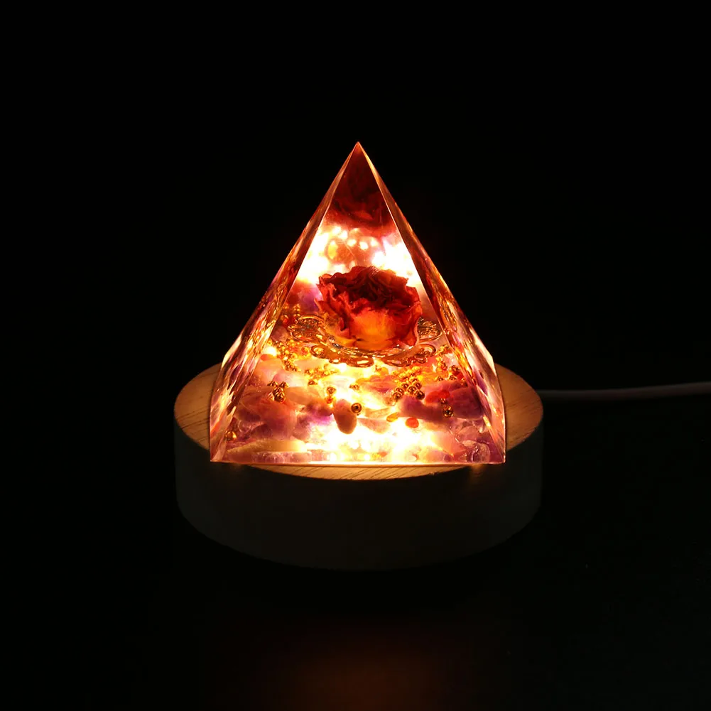 Natural Tiger Eye Orgonite Pyramid Crystals Energy Reiki Chakra Multiplier Amethyst Meditation Lucky Wealth Stone Crafts Jewelry
