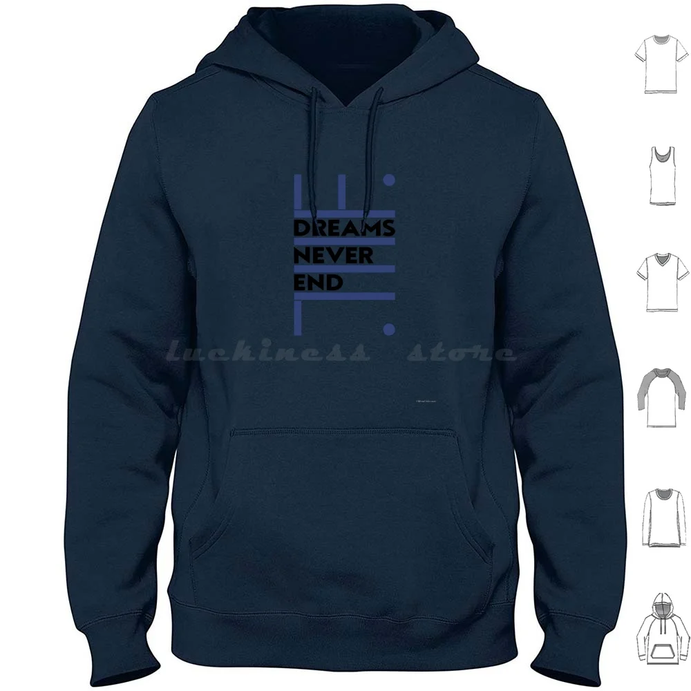Dreams Never End Hoodie Cotton Long Sleeve New Order Factory Records Joy Division Joydivision Post Punk Postpunk