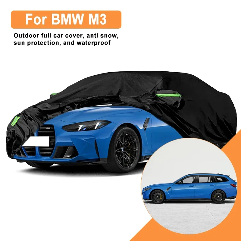 

For BMW M3 Car Full Cover - Outdoor Waterproof Snowproof Sunshade, Winter & Summer All Weather Auto Protection Accessories