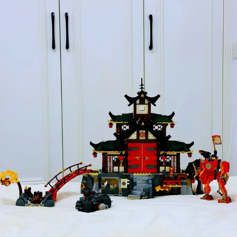 1453pcs Dojo Temple Building Blocks FIT 71767 Model Bricks Toys for Chilren Gift