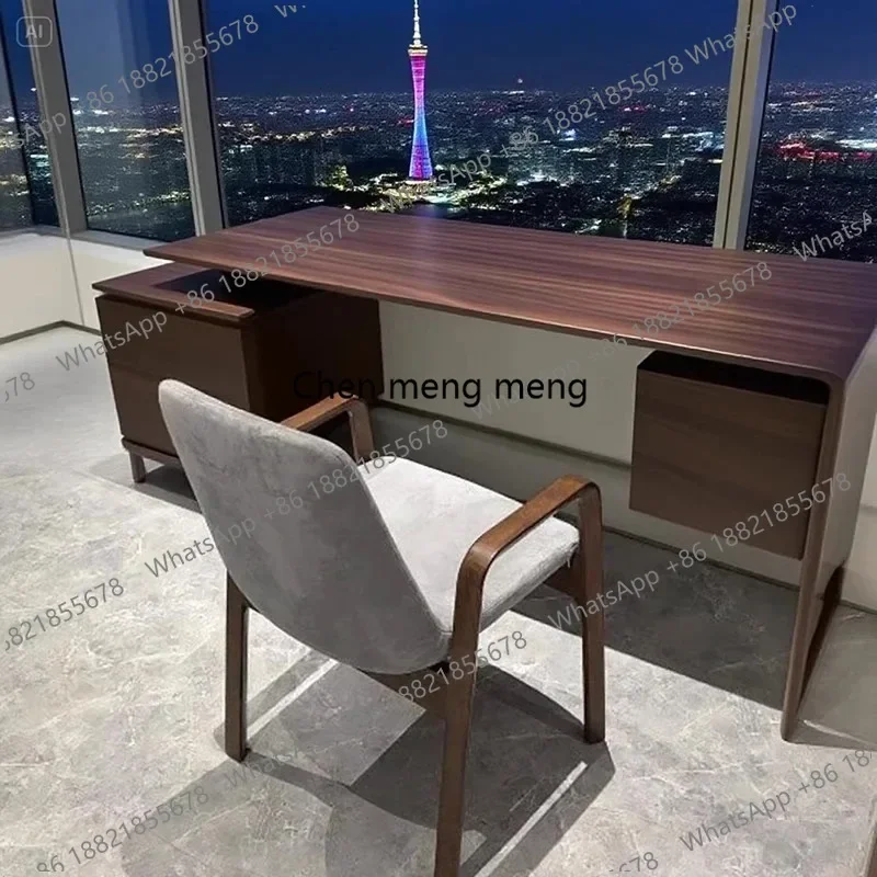 CC182 Strong Storage Executive Desk Modern Cheap Wooden Large Wood Office Desks Drawers Luxury Mesas De Escritorio Office Furnit