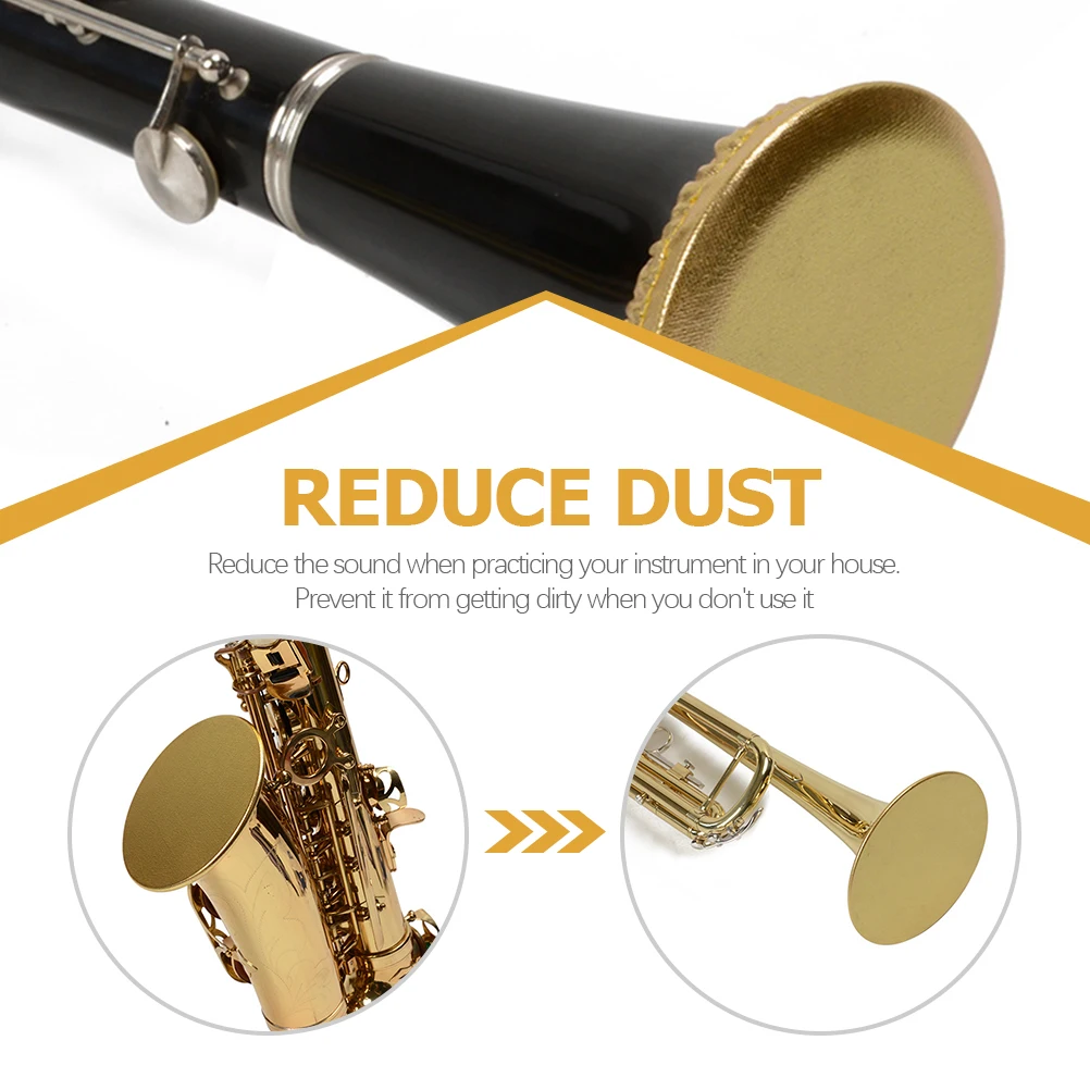

Sax Horn Dust-proof Hat for Musical Instruments Nickelplated Saxophone Flute Cap