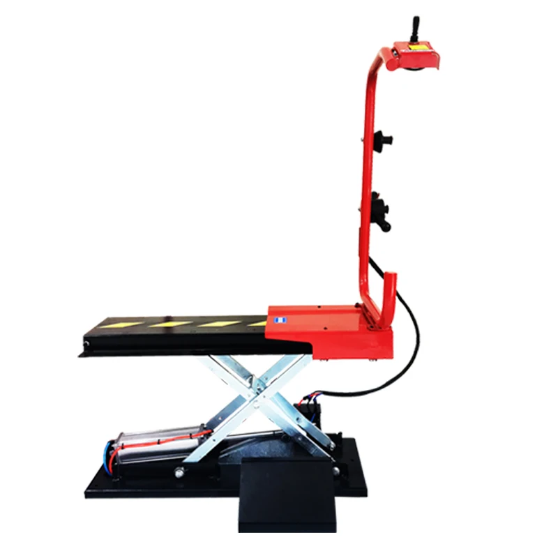Pneumatic Tyre Wheel Lifter Wheel Moving Carrying Device For Wheel Balancer Universal Air Operation Special Tire Lifting Machine
