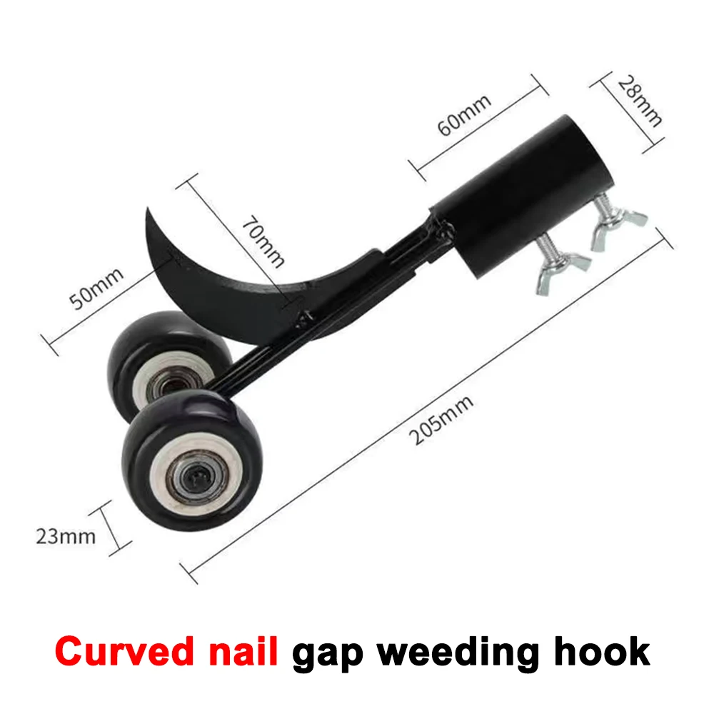 Garden quick soil loosening weeding tool bending pulley gap weeding hook gap weeding cleaning tool