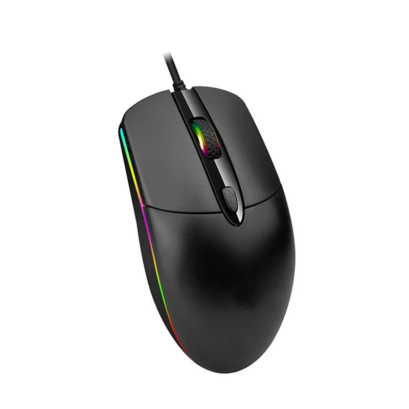 Shyrrik G200 USB Wired 4 Grades DPI 800-1200-1600-2400 3 Buttons Home Office Competitive Mouse /180cm Cable ABS LED Gaming Mouse