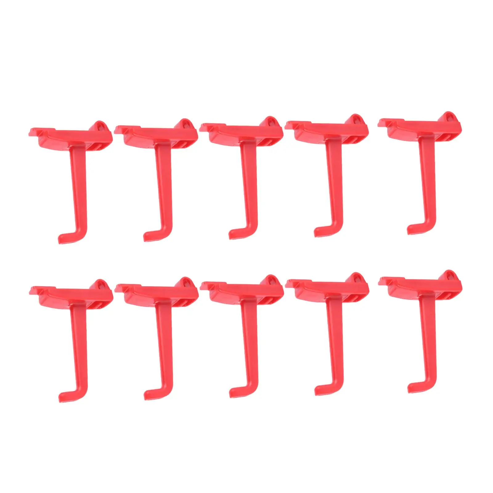 Imagem -03 - Pegboard Ganchos Rack Acessórios Widget Tool Hanger Chave Titular 10 Pcs