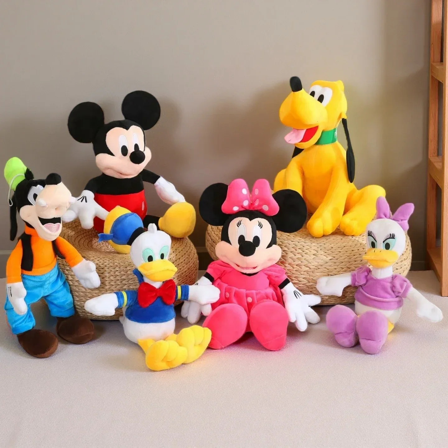 

Прекрасный клуб Минни Микки Маус, плюшевая игрушка, мягкая игрушка, Гуфи Плутон, Дейзи, Дональд Дак, плюшевые игрушки, спальная кукла, рождественские подарки