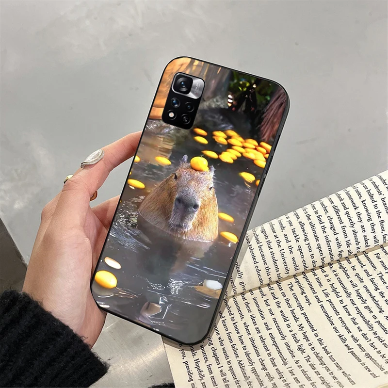 

Animal Capybara Carcasa Funda Phone Case For Xiaomi Redmi note 14 Pro 14 13 12 11 10 Pro 14S 12S 11S Redmi 14C 13C 10