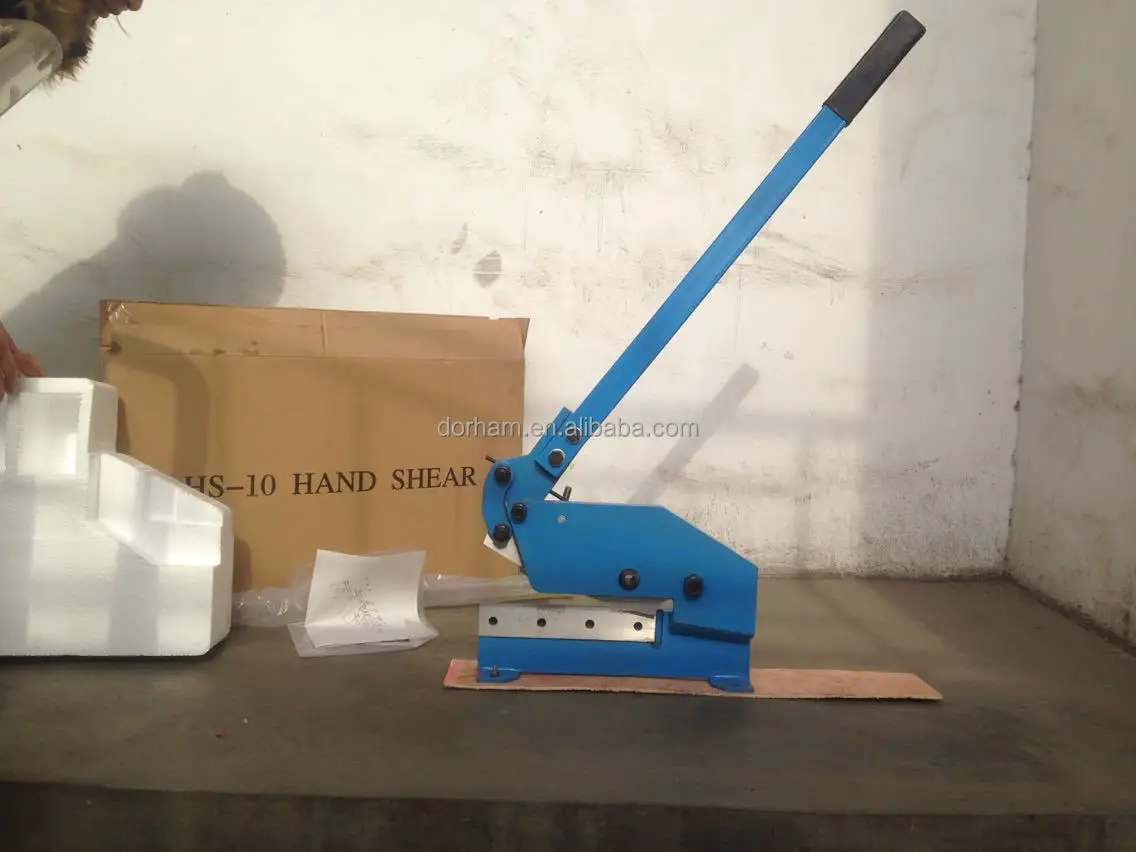 Dorham HS-12 Throatless Manual Hand Plate Shearing Machines Sheet Metal Cutting Shears